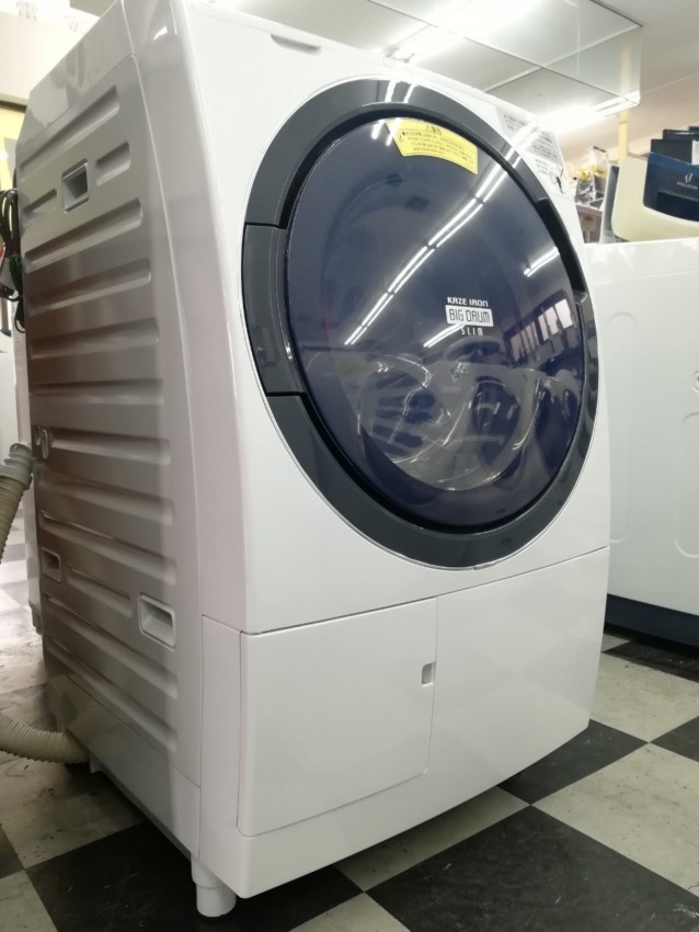 日立 ドラム式 洗濯機 乾燥機能付き 2018年 BD-SG100 故障状態 