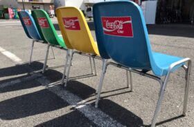 名古屋市　昭和区　コカコーラ　非売品　チェア　椅子　４つ　高価　買取　！！